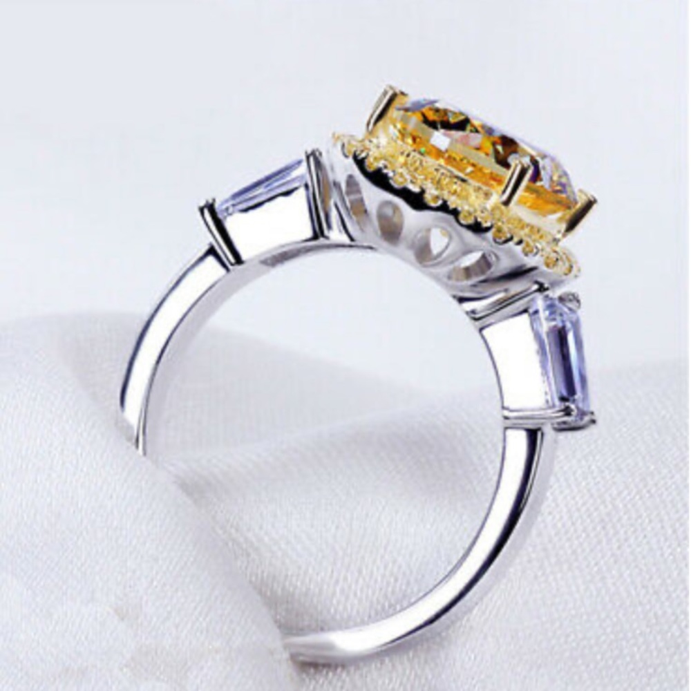 925 sterling silver citrine ring - Picture 12 of 12
